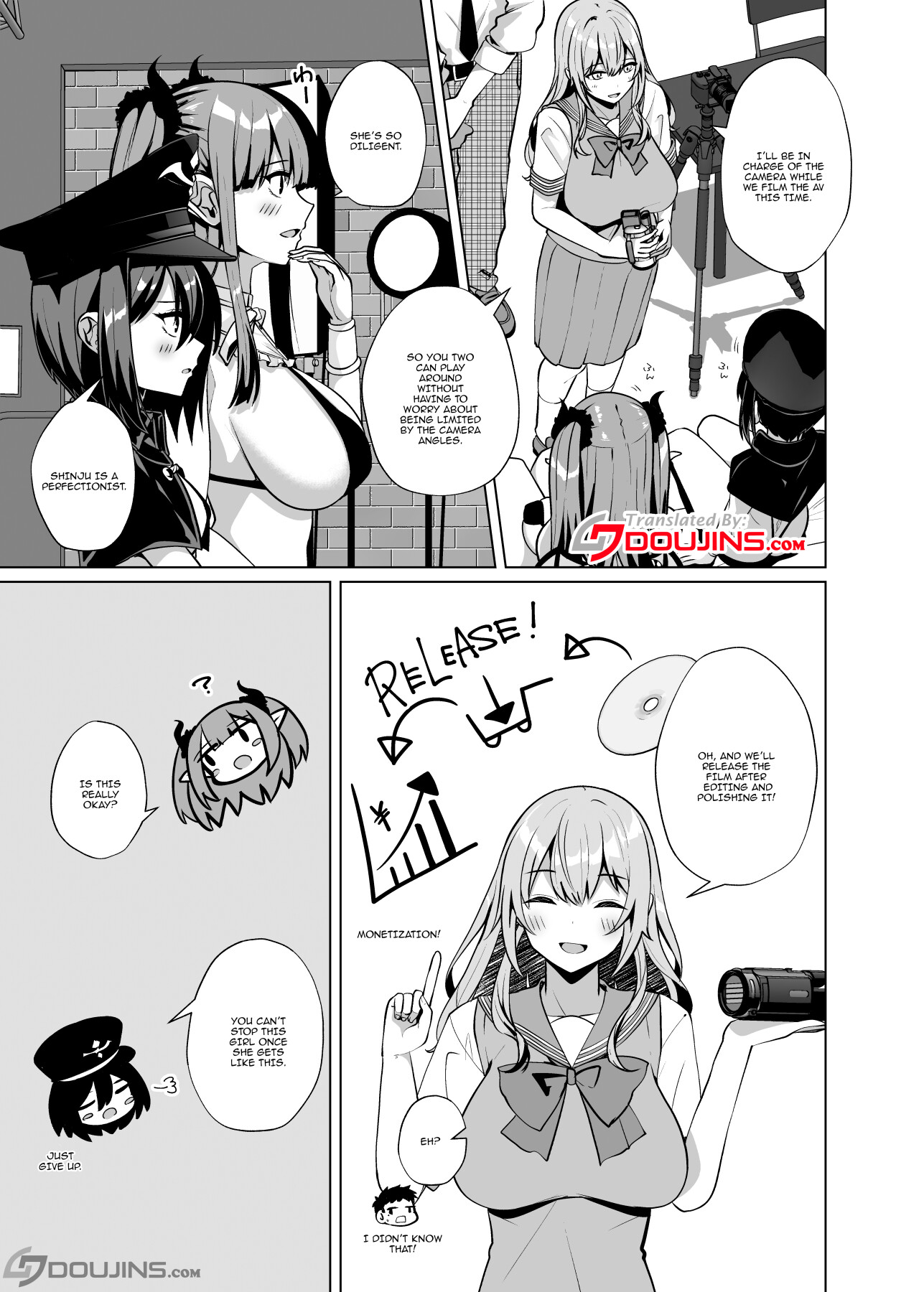 Hentai Manga Comic-Fucking Three Cosplayers for Free-Read-4